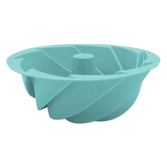 Green Non-Stick Silicone Cyclone Cake Pan Set (10 Molds) - Perfect for Desserts - Mekamart Australia
