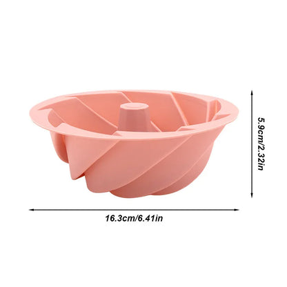 Green Non-Stick Silicone Cyclone Cake Pan Set (10 Molds) - Perfect for Desserts - Mekamart Australia