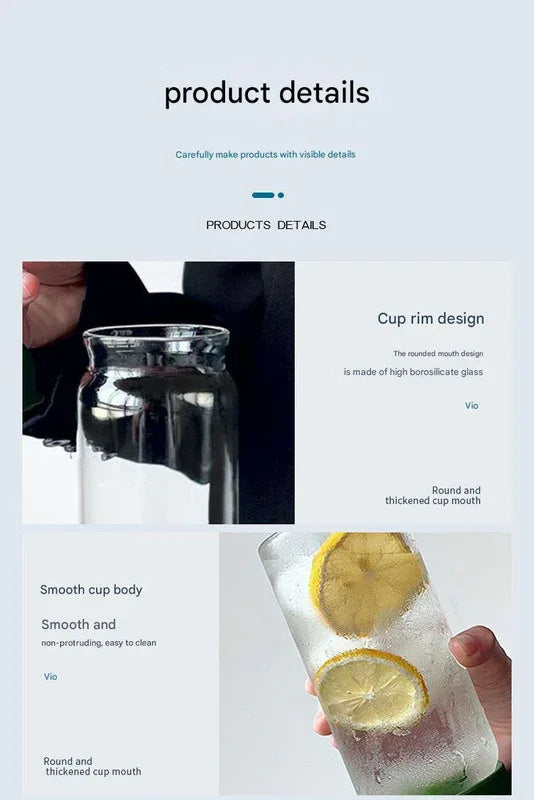Style Cold Brew Bottle - 450ml Glass, Leak-Resistant Silicone Top White Silicone Lid - Mekamart Australia