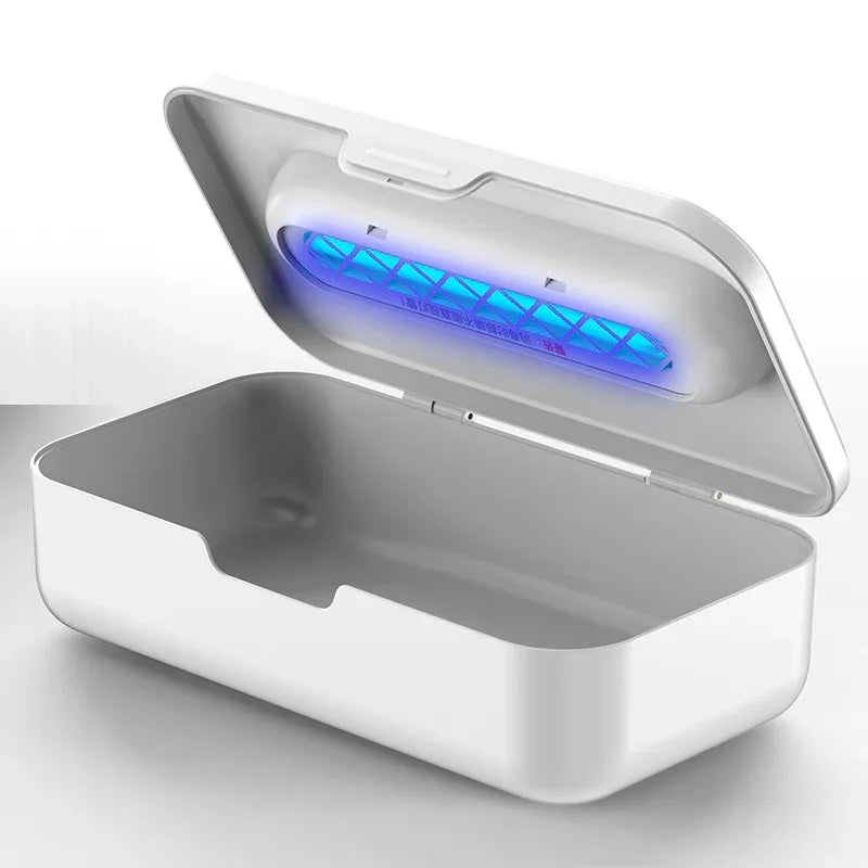 White 2-in-1 UV Sterilizer Box & Detachable Wand - For Phone, Jewelry, Masks - Mekamart Australia
