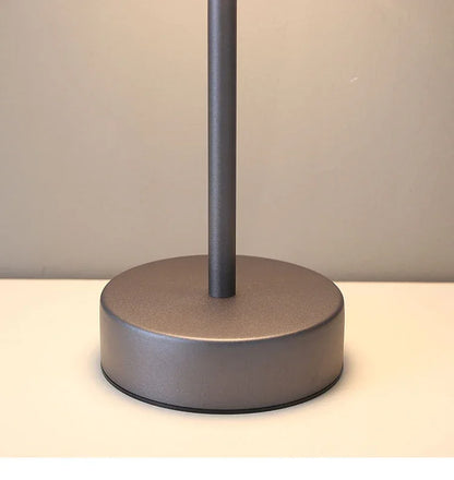 Red Modern Minimalist LED Table Lamp - Rechargeable Touch Control Desk Light - Mekamart Australia