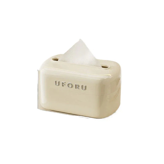Cream white multifunctional (separate tissue box) 17.5cm*11cm*10.5cm - Mekamart Australia