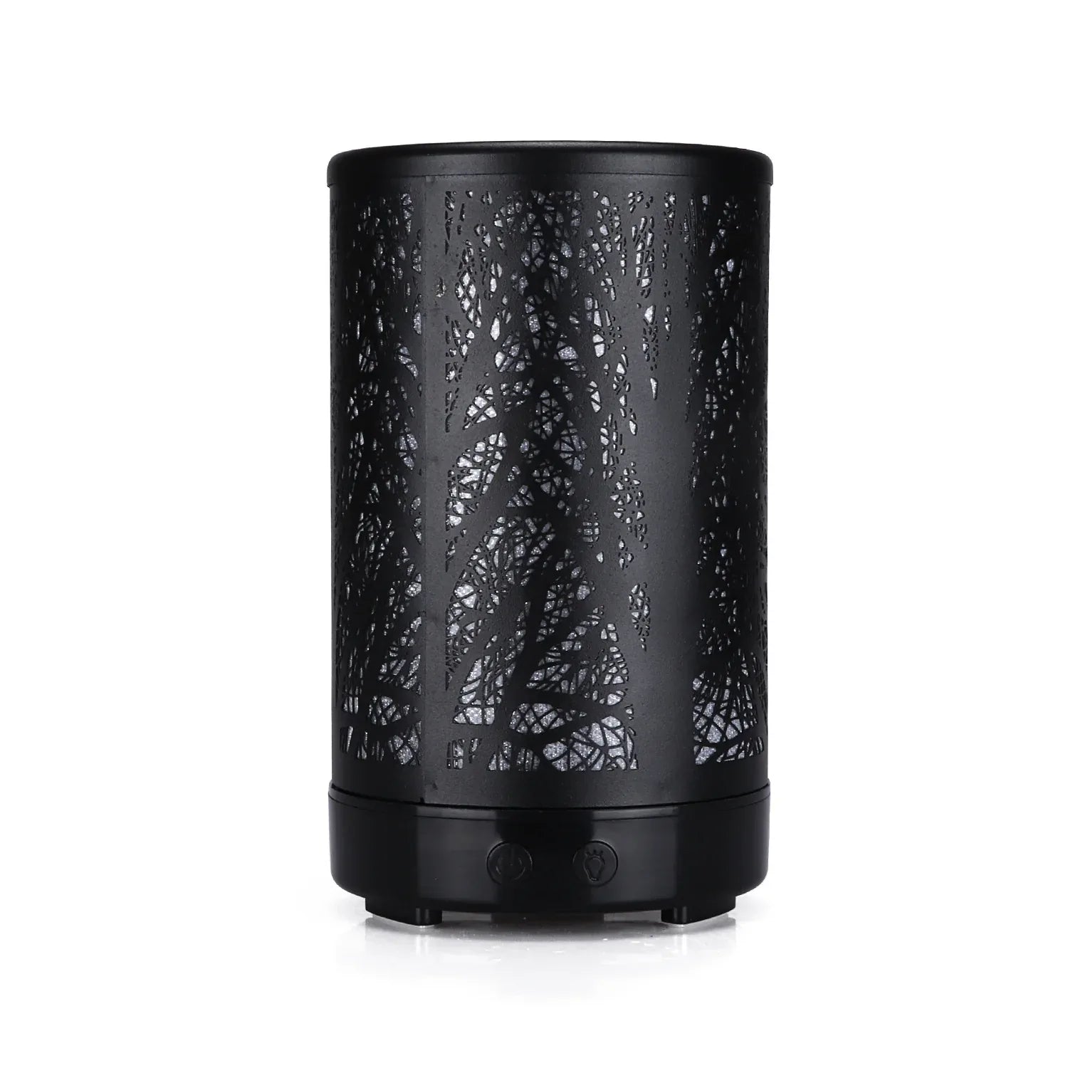 Black Forest Design Iron Essential Oil Diffuser - 7 Color LED Ultrasonic Cool Mist Humidifier 100ml - Mekamart Australia