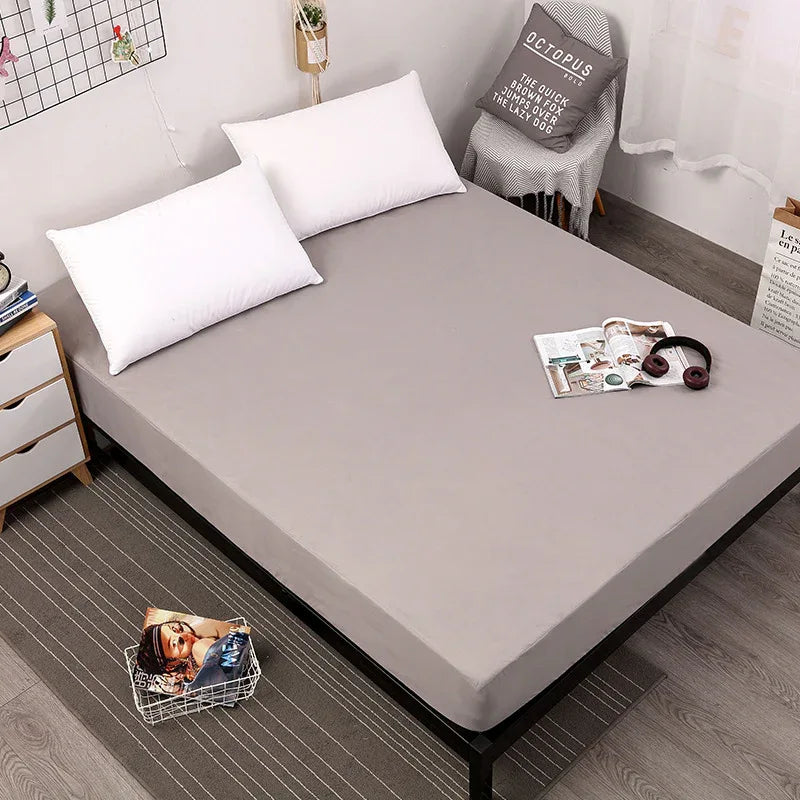 White Ultra Soft Brushed Waterproof Pillow Protectors (Set of 2) - 50x70cm, Stain & Spill Guard for Bed Pillows(Note: pillow core not included) - Mekamart Australia