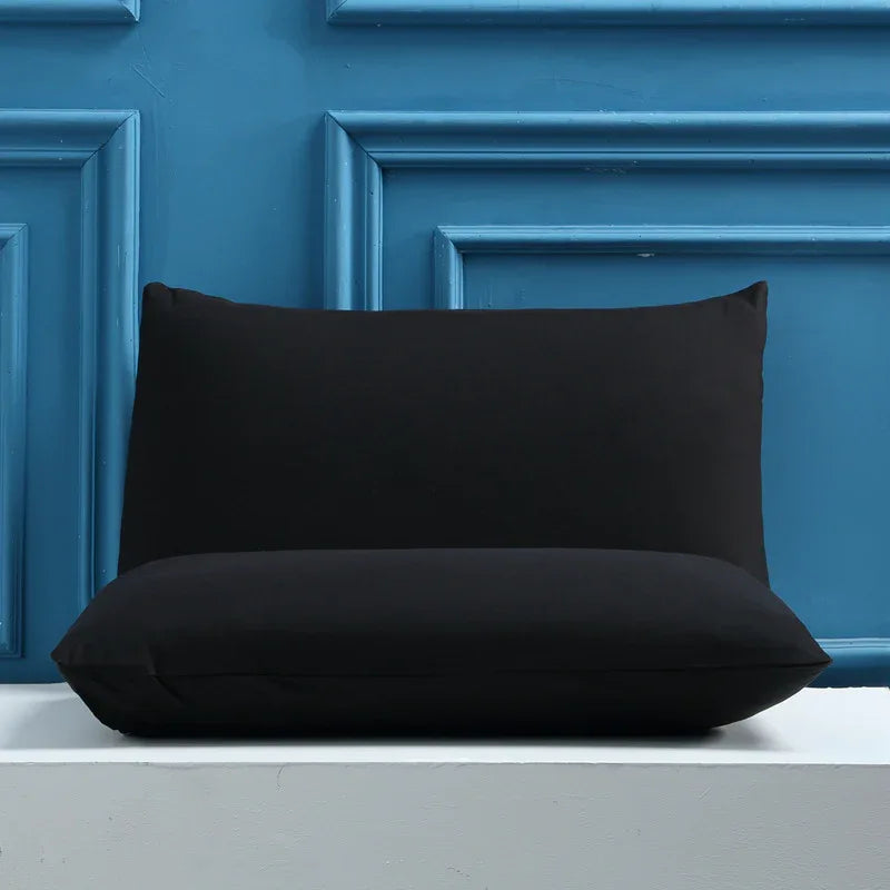 Black Ultra Soft Brushed Waterproof Pillow Protectors (Set of 2) - 50x70cm, Stain & Spill Guard for Bed Pillows(Note: pillow core not included) - Mekamart Australia