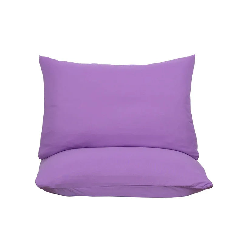Purple Ultra Soft Brushed Waterproof Pillow Protectors (Set of 2) - 50x70cm, Stain & Spill Guard for Bed Pillows(Note: pillow core not included) - Mekamart Australia