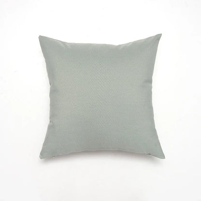Green Solid Color Set of 2 Decorative Cushion Covers - 45x45cm, Soft Polyester (Inserts Not Included) - Mekamart Australia