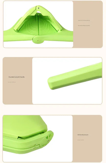 3 Pcs Green Easy-Squeeze Manual Citrus Juicer - Durable Lemon & Orange Squeezer with Pour Spout, Food-Grade PP - Mekamart Australia