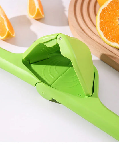 3 Pcs Yellow Easy-Squeeze Manual Citrus Juicer - Durable Lemon & Orange Squeezer with Pour Spout, Food-Grade PP - Mekamart Australia