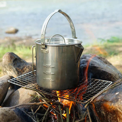 Portable Outdoor Camping Kettle for Coffee, Tea, and Cooking - Mekamart Australia
