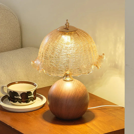 Warm Light French-Inspired Bedside Lamp - Modern Minimalist Warm Light - Mekamart Australia