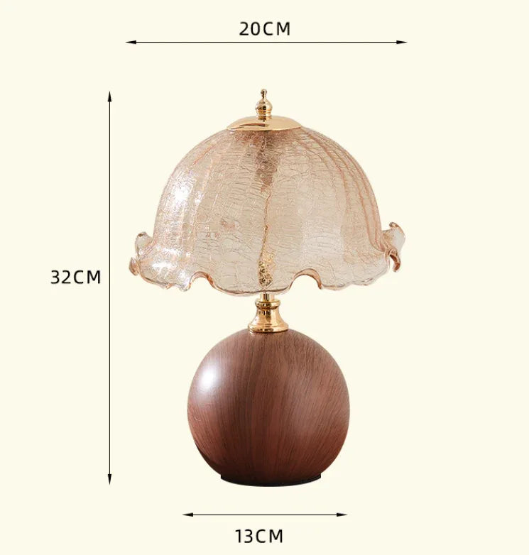 Three-colour Changing Light French-Inspired Bedside Lamp - Modern Minimalist Warm Light - Mekamart Australia