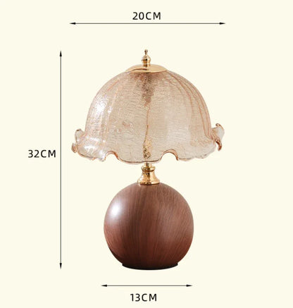 Three-colour Changing Light French-Inspired Bedside Lamp - Modern Minimalist Warm Light - Mekamart Australia