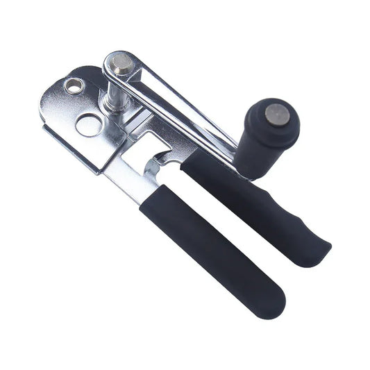 Heavy-Duty Manual Can Opener with Ergonomic Grip - Stainless Steel Cutter & Bottle Opener - Mekamart Australia