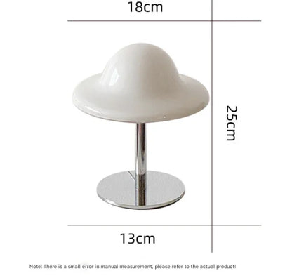 25cm Heart Egg Tart Table Lamp with Adjustable Color and Brightness - Mekamart Australia