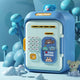 Interactive Kids' Piggy Bank Safe with Music, Stories & Password Lock(blue) - Mekamart Australia