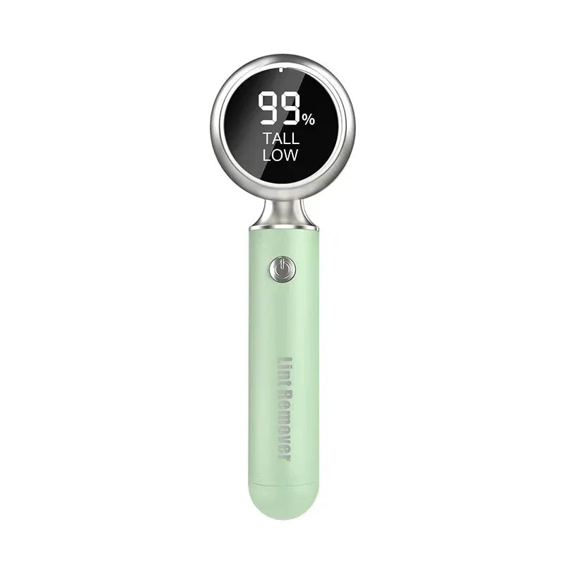 Upgraded Electric Lint Remover with LED Display - 6-Blade, Type-C Fast Charge, 2-in-1 with Sticky Roller(green) - Mekamart Australia