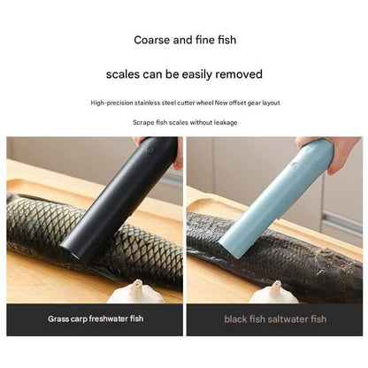 Electric Fish Scaler - Waterproof, Stainless Steel, Brushless Motor, Infinitely Variable Speed(pink) - Mekamart Australia