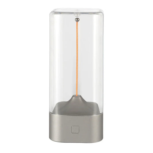 Magnetic Levitating Night Light with Flexible LED - USB-C Rechargeable, Stepless Dimming & Outdoor Hook(silver) - Mekamart Australia