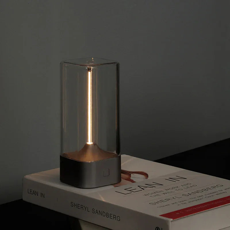 Magnetic Levitating Night Light with Flexible LED - USB-C Rechargeable, Stepless Dimming & Outdoor Hook(white) - Mekamart Australia