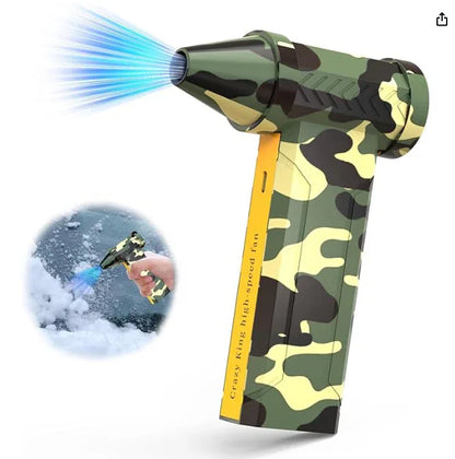 Portable Jet Fan - 200W Powerful Handheld Air Duster & Blower (Camouflage) - Mekamart Australia