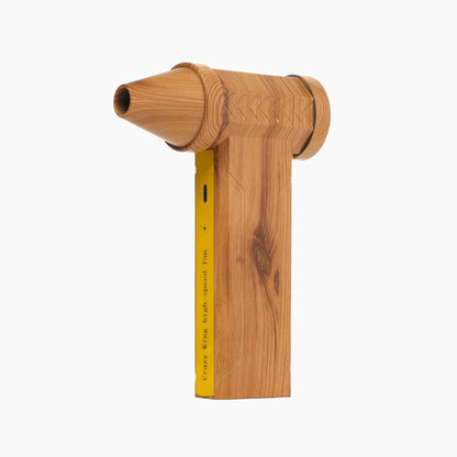 Portable Jet Fan - 200W Powerful Handheld Air Duster & Blower (Wood Grain) - Mekamart Australia