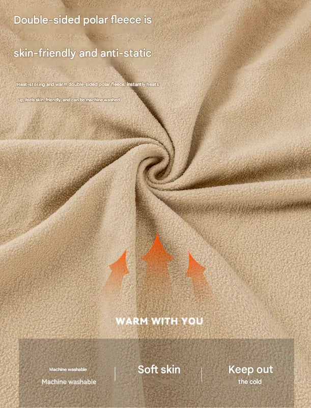 Green Cozy 4-in-1 Wearable Fleece Poncho Sleeping Bag - Multifunctional Camping Blanket with Detachable Hood - Mekamart Australia