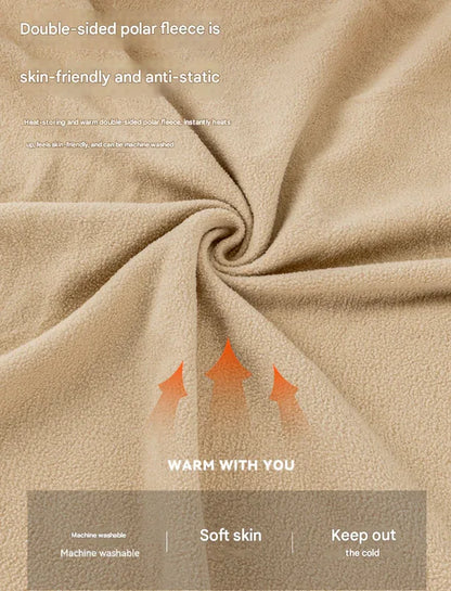 Green Cozy 4-in-1 Wearable Fleece Poncho Sleeping Bag - Multifunctional Camping Blanket with Detachable Hood - Mekamart Australia