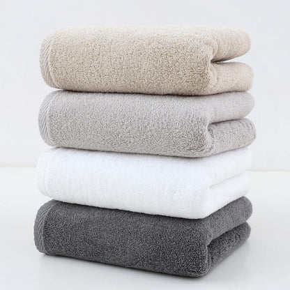Color Mixing Plush Cotton Hand Towel Set (4-Pack) - Ultra Soft, Absorbent & Quick-Drying Face Towels for Bathroom - Mekamart Australia