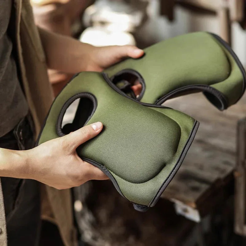 Purple Adjustable Gardening Knee Pads - Comfortable Neoprene Knee Protectors for Weeding & Outdoor Work - Mekamart Australia