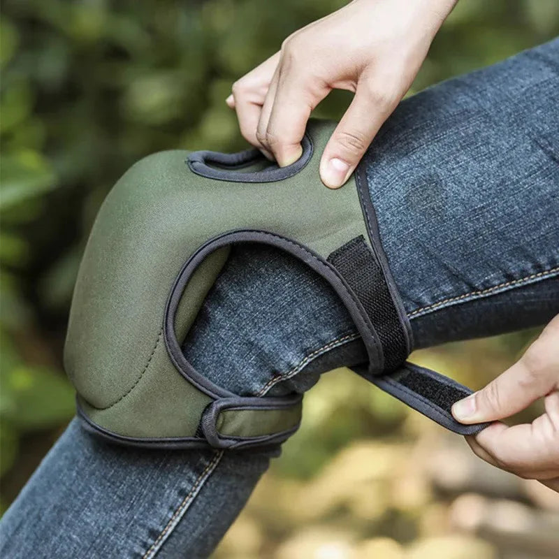 Purple Adjustable Gardening Knee Pads - Comfortable Neoprene Knee Protectors for Weeding & Outdoor Work - Mekamart Australia