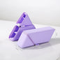 Purple Transforming Silicone Pencil Case - Stand-Up Pen Holder & Stationery Organizer - Mekamart Australia