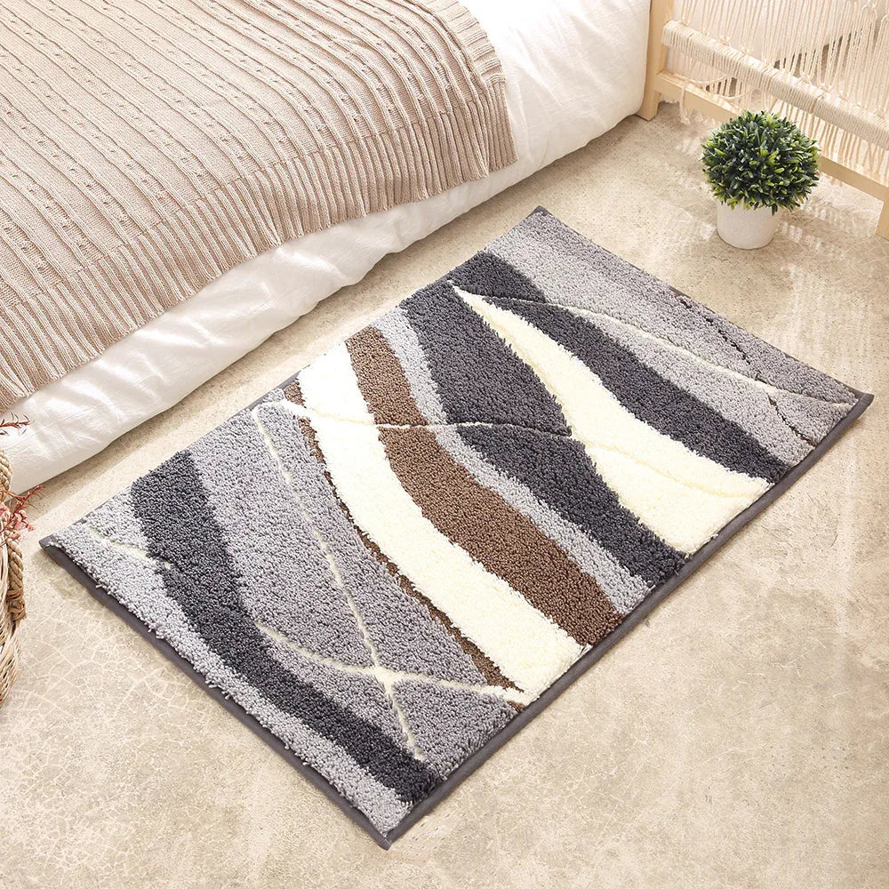 Bathroom Mat - Super Absorbent Non-Slip Rug (40x60cm), Toilet Floor Mat for Bathroom/Bedroom/Entryway - Mekamart Australia