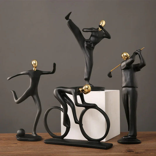 Collectible Sports Figurine Blind Box - Modern Resin Athlete Statue for Home Office Decor - Mekamart Australia