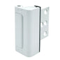 White Heavy-Duty Hotel Style Security Door Lock - Childproof Door Reinforcement Latch for Home Safety - Mekamart Australia