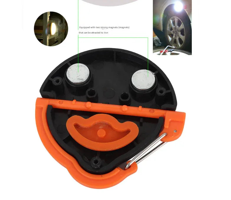 Compact Rechargeable LED Camping Lantern | 300 Lumen, 3 Modes, Magnetic Base & Power Bank Function - Mekamart Australia
