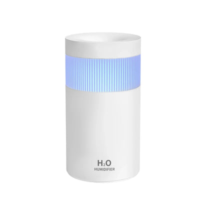2-Piece White Mini Desktop Humidifier - Portable Mist Maker for Home and Car Use - Mekamart Australia