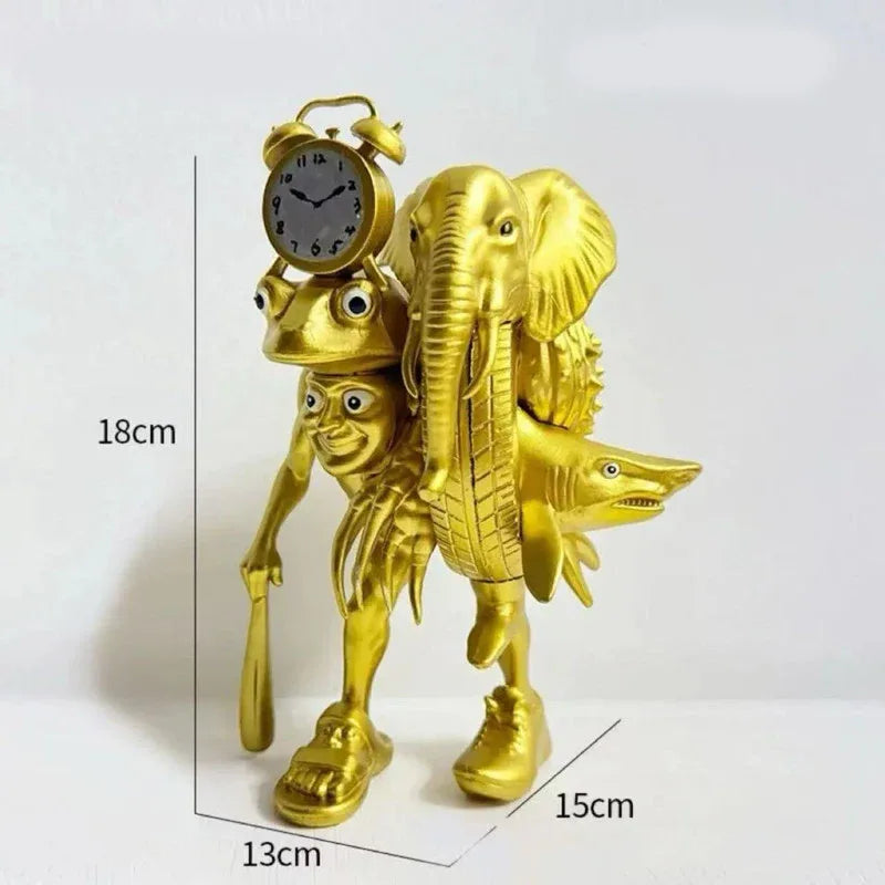 Eight-piece set Whimsical Creature & Monster Figurine Collection - Set of Bizarre PVC Mini Toys for Desk Decor - Mekamart Australia