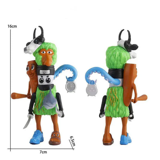 Monkey Whimsical Creature & Monster Figurine Collection - Set of Bizarre PVC Mini Toys for Desk Decor - Mekamart Australia