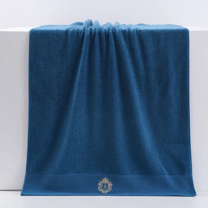 Premium Absorbent Cotton Towel Set - Soft Bath & Hand Towels with Double-Sided Plush(purple) - Mekamart Australia