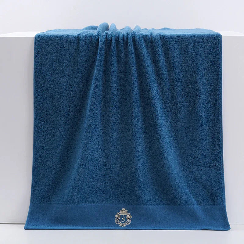 Premium Absorbent Cotton Towel Set - Soft Bath & Hand Towels with Double-Sided Plush(dark grey) - Mekamart Australia