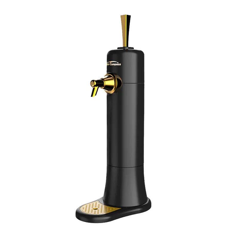 Ultrasonic Beer Foam Creator & Dispenser - Portable Tap for Canned & Bottled Beer with Cooling System(black) - Mekamart Australia