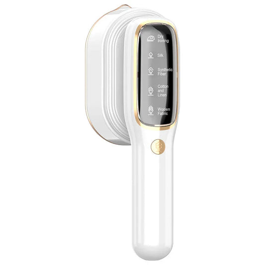 Portable Handheld Garment Steamer & Mini Iron - Smart Temperature Control, Rapid Heating & Powerful Steam for All Fabrics(White) - Mekamart Australia