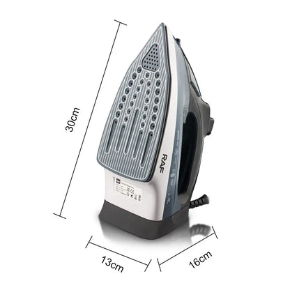 Powerful 2200W Electric Steam Iron with Ceramic Soleplate & Vertical Steam Function(blue) - Mekamart Australia
