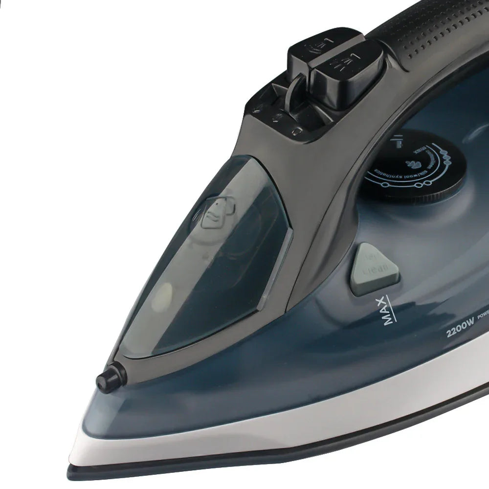 Powerful 2200W Electric Steam Iron with Ceramic Soleplate & Vertical Steam Function(green) - Mekamart Australia
