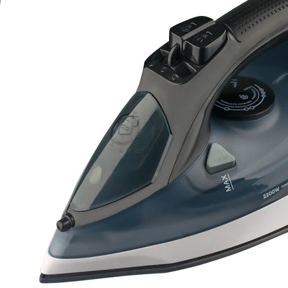 Powerful 2200W Electric Steam Iron with Ceramic Soleplate & Vertical Steam Function(green) - Mekamart Australia