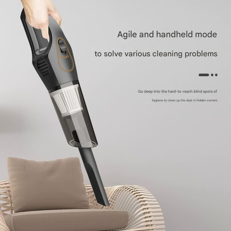 Cordless 2-in-1 Handheld & Stick Vacuum Cleaner with Detachable Water Tank & Dust Mite Remover(white) - Mekamart Australia