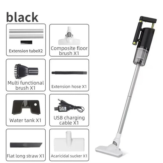 Cordless 2-in-1 Handheld & Stick Vacuum Cleaner - Powerful Suction, Washable Filter, Multi-Tool Kit(black) - Mekamart Australia