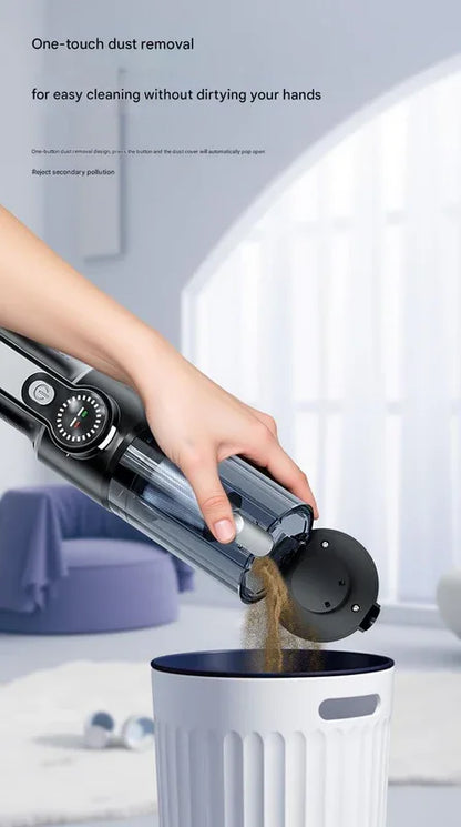 Multi-Function Cordless Handheld Vacuum Cleaner & Blower - Powerful Brushless Motor with Digital Display(Black and gray) - Mekamart Australia