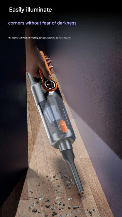 Multi-Function Cordless Handheld Vacuum Cleaner & Blower - Powerful Brushless Motor with Digital Display(Black and gray) - Mekamart Australia